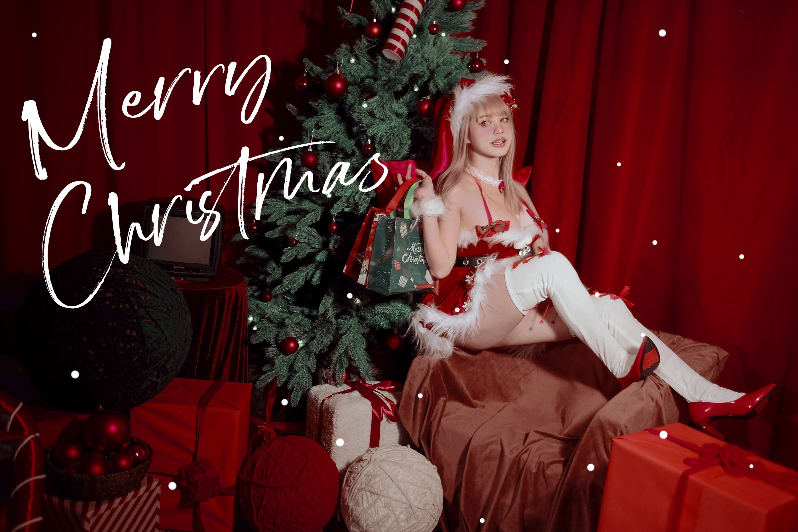 图片[1]-PingPing – NO.078 Emma Xmas NIKKE [17P]-XikXak